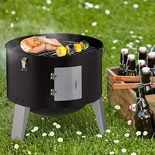 Vue 5 de Relaxdays Fumoir En Smoker