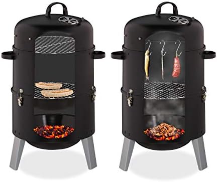 Vue 6 de Relaxdays Fumoir En Smoker
