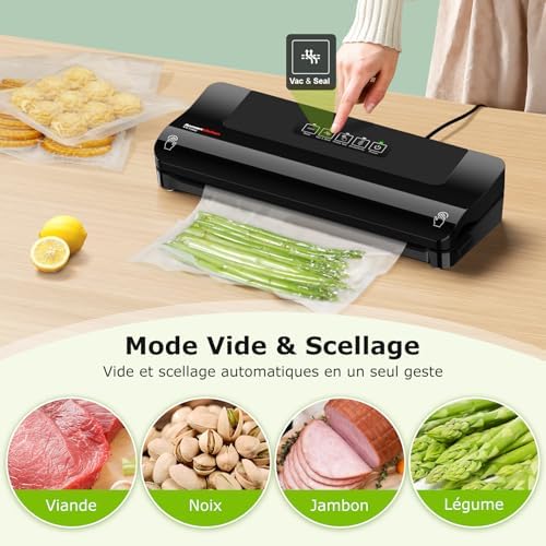 Vue 4 de Bonsenkitchen Machine Sous Vide