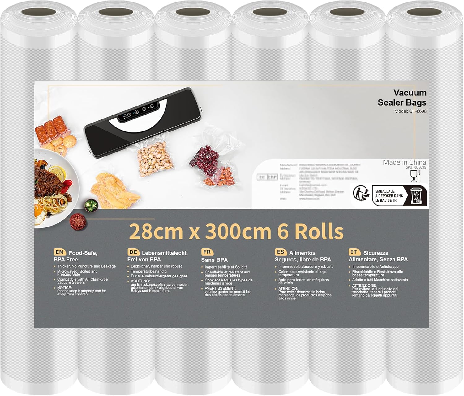 Rouleau Sous Vide Alimentaire