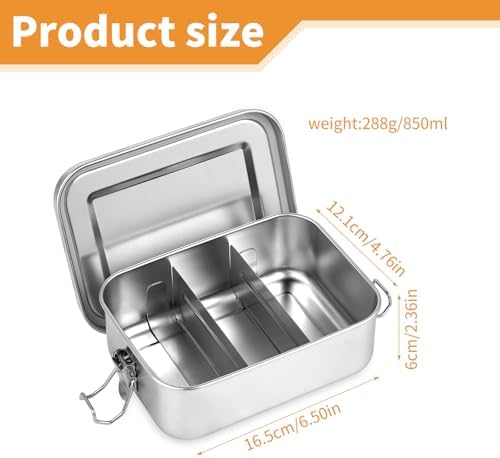 Vue 2 de Lunch Box Inox Pour