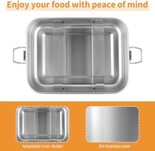 Vue 3 de Lunch Box Inox Pour
