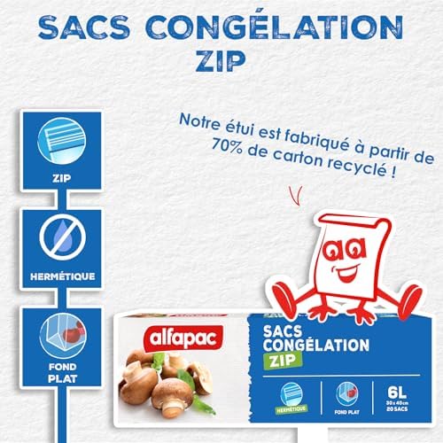 Vue 2 de Alfapac Sacs Congelation
