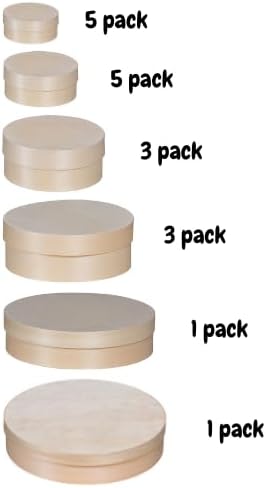 Vue 4 de Boite Ronde En Bois