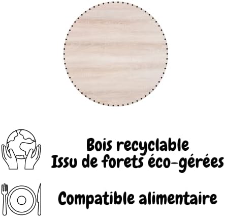 Vue 6 de Boite Ronde En Bois