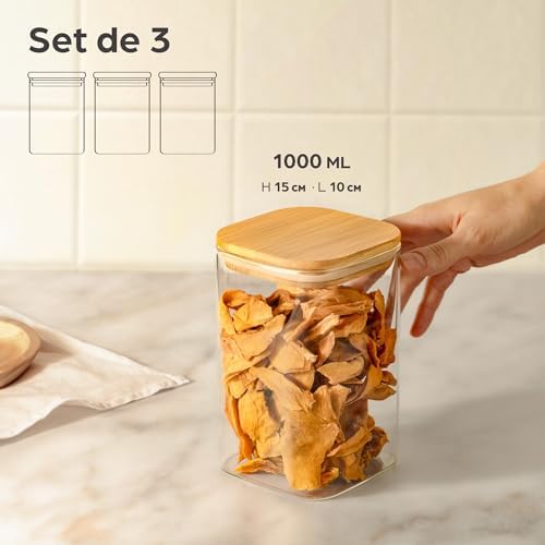 Vue 2 de Praknu Bocaux En Verre