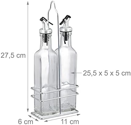 Vue 4 de Relaxdays Set Huile Vinaigre