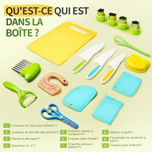 Vue 2 de Euryung Kit Couteaux Securite
