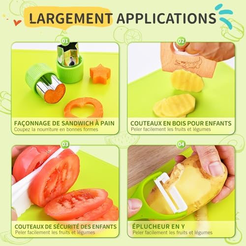 Vue 4 de Euryung Kit Couteaux Securite