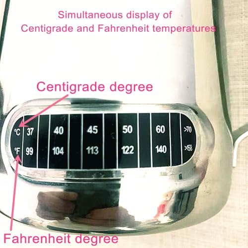Vue 2 de Pichet Lait Inox Temperature