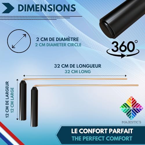 Vue 3 de Baguettes De Sourcier Professionnelles