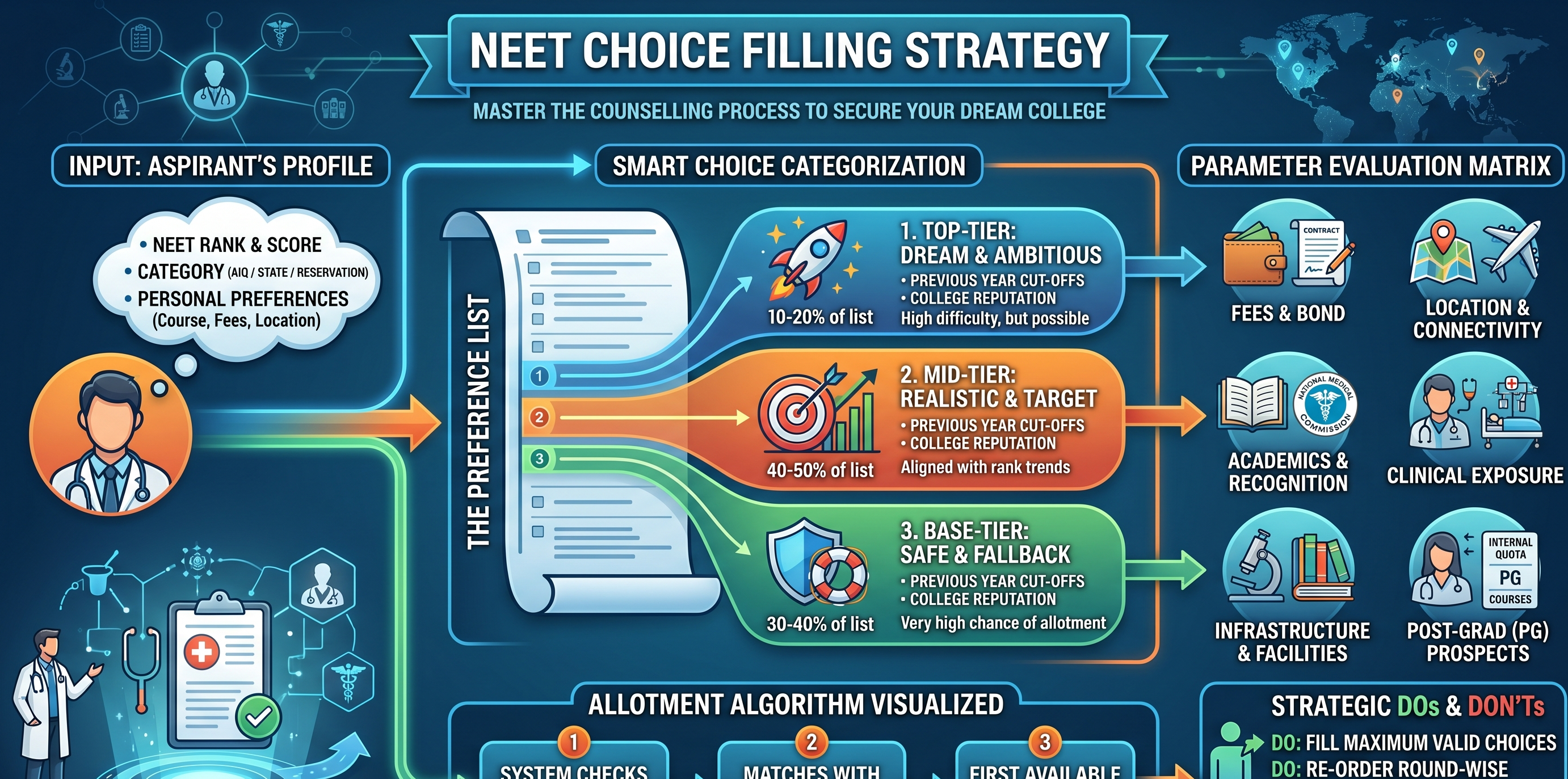 NEET Choice Filling Strategy