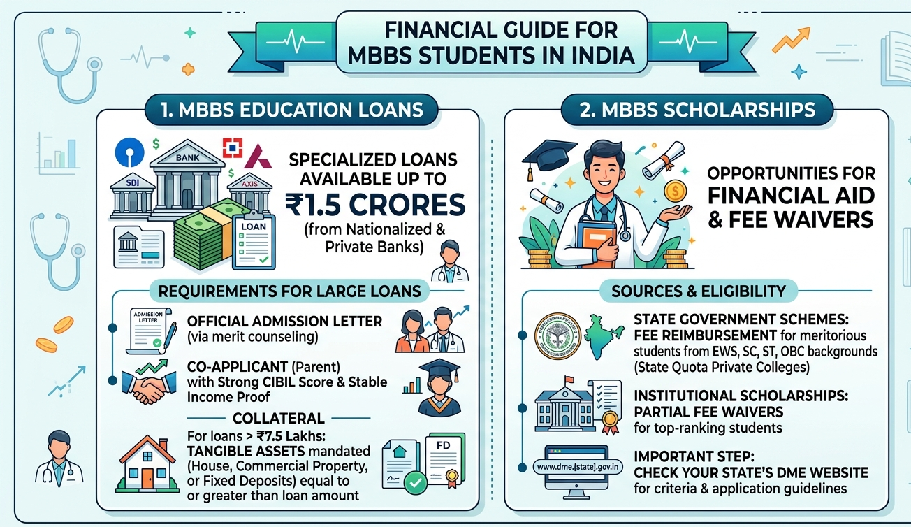 Education loan for medical college fees