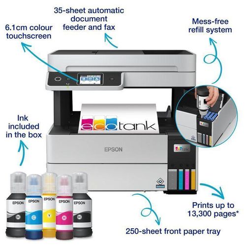 Epson EcoTank L6490 A4 Wi-Fi All-in-One Ink Tank Printer 1