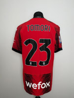 AC Milan 2023/24 Serie A Match Worn Shirt — Fikayo Tomori, with COA, Size L — front