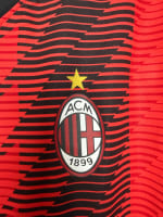 AC Milan 2023/24 Serie A Match Worn Shirt — Fikayo Tomori, with COA, Size L — sleeve detail