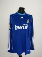 Real Madrid 2008/09 Match Worn / Issued Shirt — Rafael van der Vaart, Size XL — back nameset