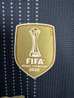 Bayern München 2021 Match Worn / Issued Shirt — Marc Roca — fabric detail