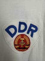 DDR East Germany 1980 Match Worn / Issued Shirt — Size L — club crest detail