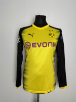 Borussia Dortmund 2017/18 Match Issued Shirt — Christian Pulisic, Size M — back nameset