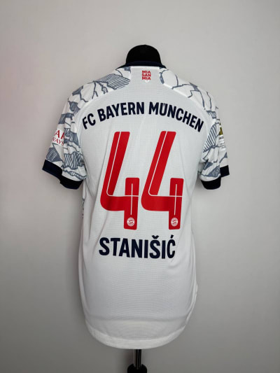 Bayern München 2020/21 Match Worn Shirt — Josip Stanišić, with COA, Size M