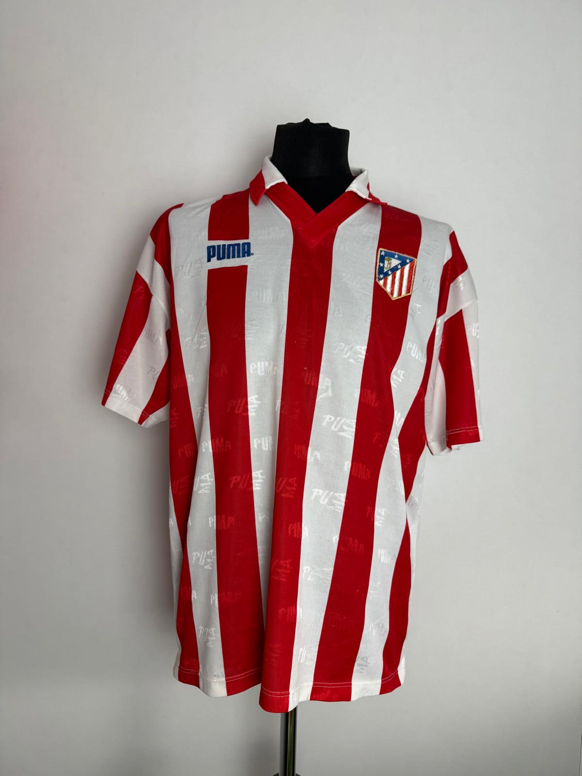 Atletico Madrid 1992/93 Home Shirt — Vintage Original, Size L