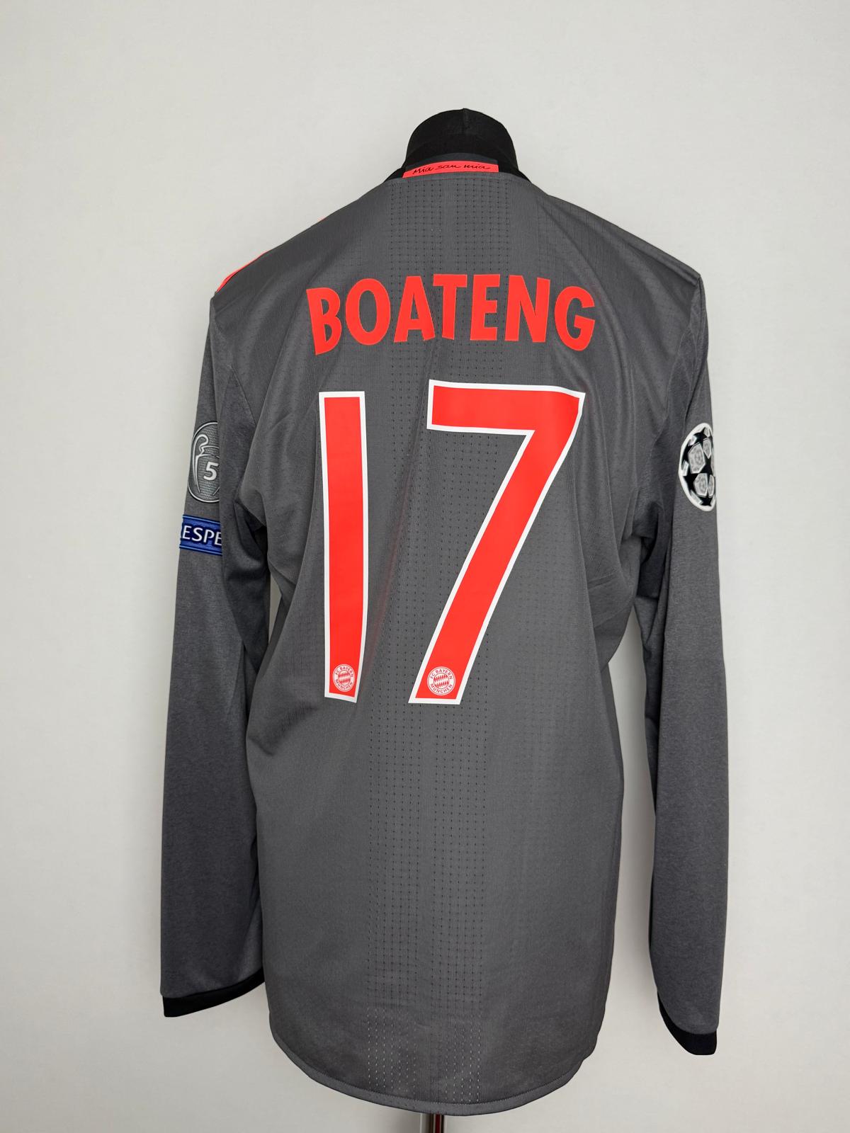 Bayern München 2016/17 Champions League Match Worn Shirt — Jérôme Boateng, with COA — photo 2