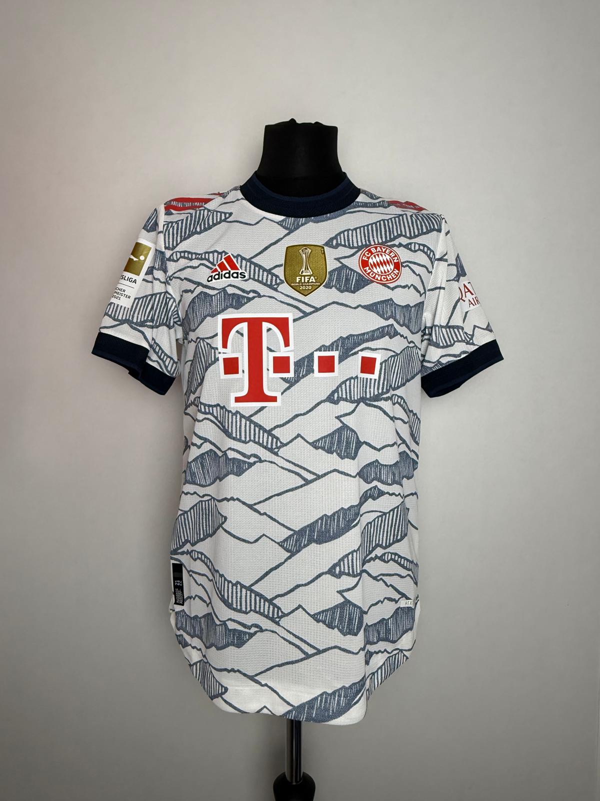 Bayern München 2020/21 Match Worn Shirt — Josip Stanišić, with COA