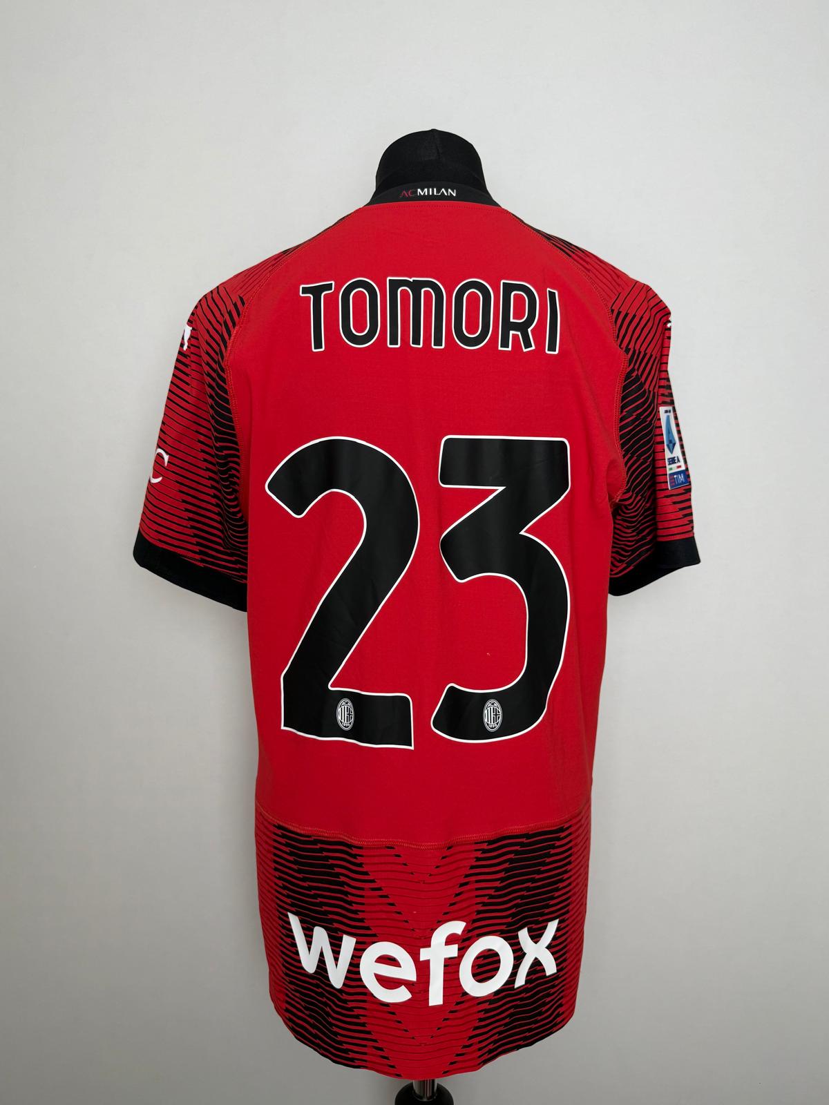AC Milan 2023/24 Match Worn Shirt — Fikayo Tomori, with COA
