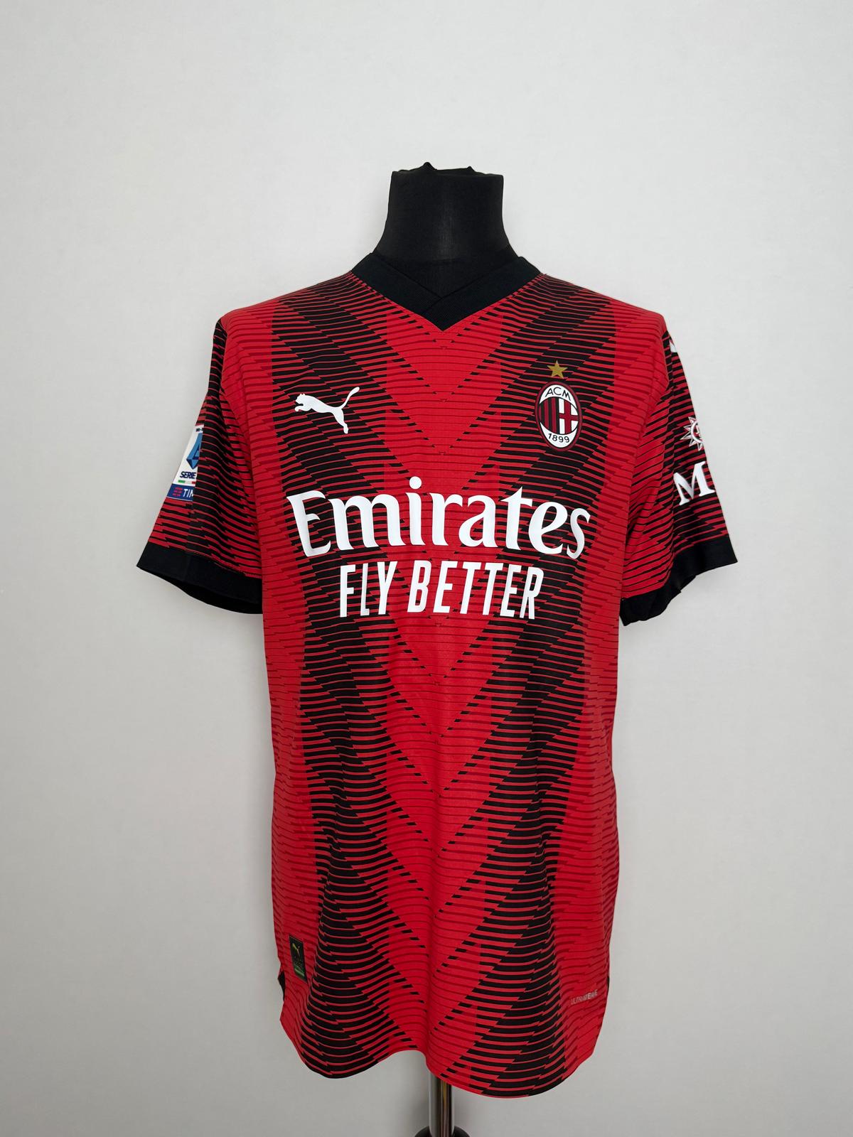 AC Milan 2023/24 Match Worn Shirt — Fikayo Tomori, with COA — photo 2