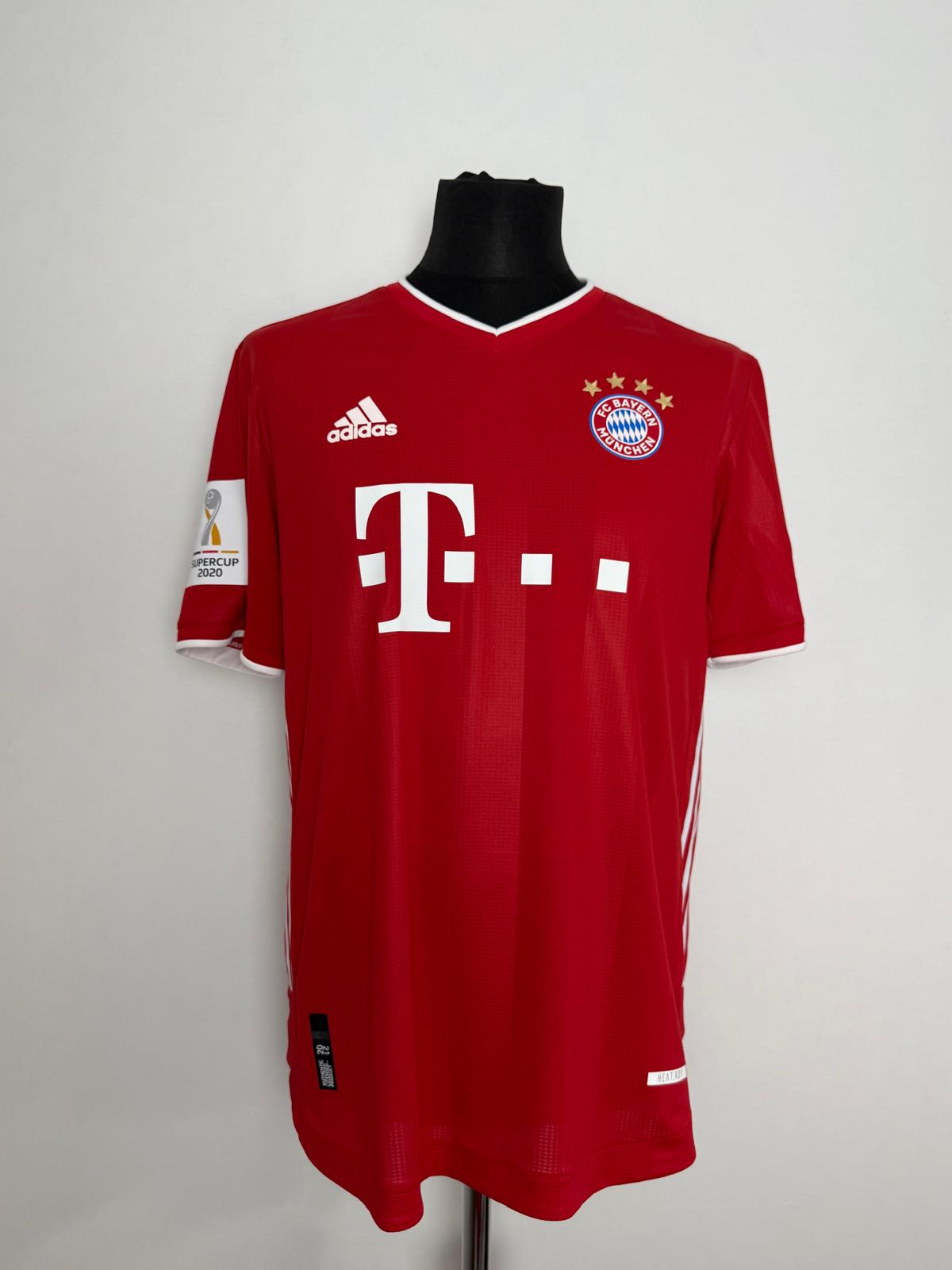 Bayern München 2020 Match Worn Shirt — Javi Martínez, UEFA Super Cup