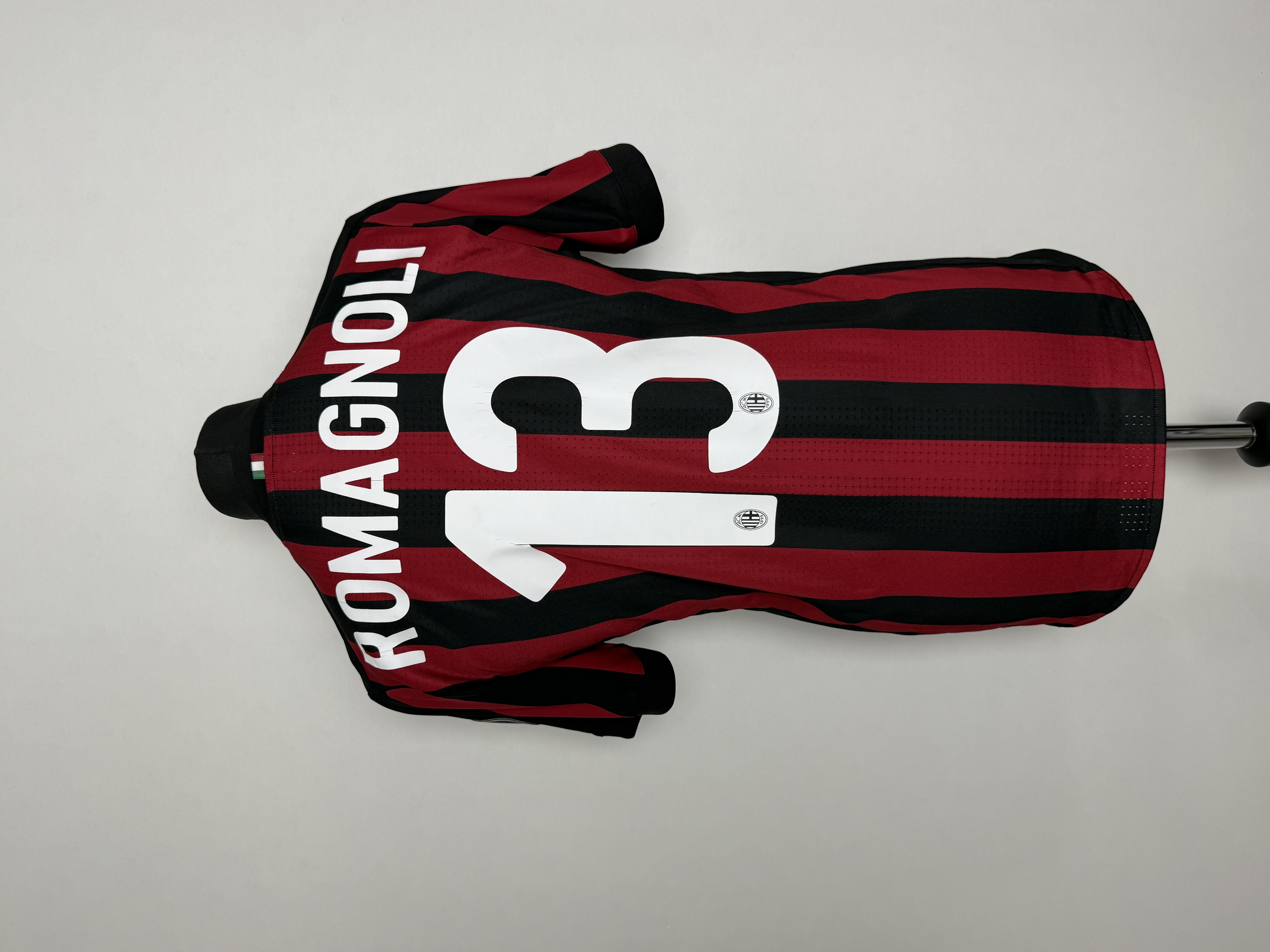 AC Milan 2017/18 Match worn / issued Shirt Romagnoli — Vintage Original, Size M