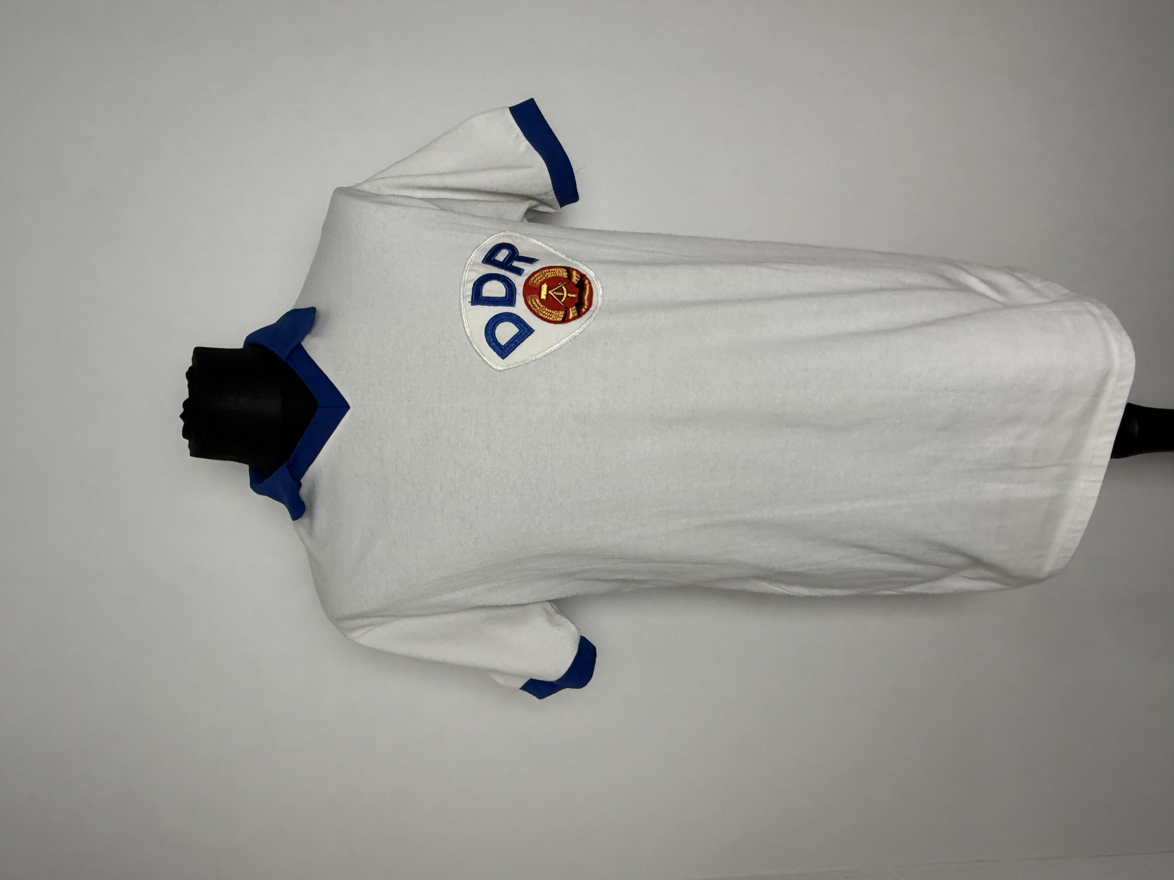 DDR East Germany 1980 Match Worn / Issued Shirt — Size L