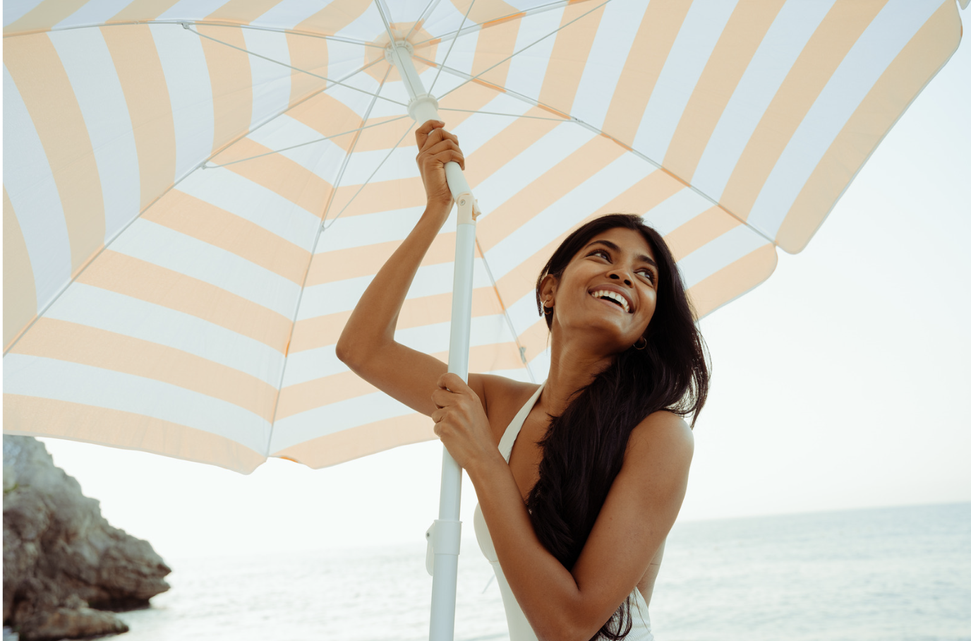 Woman laughing