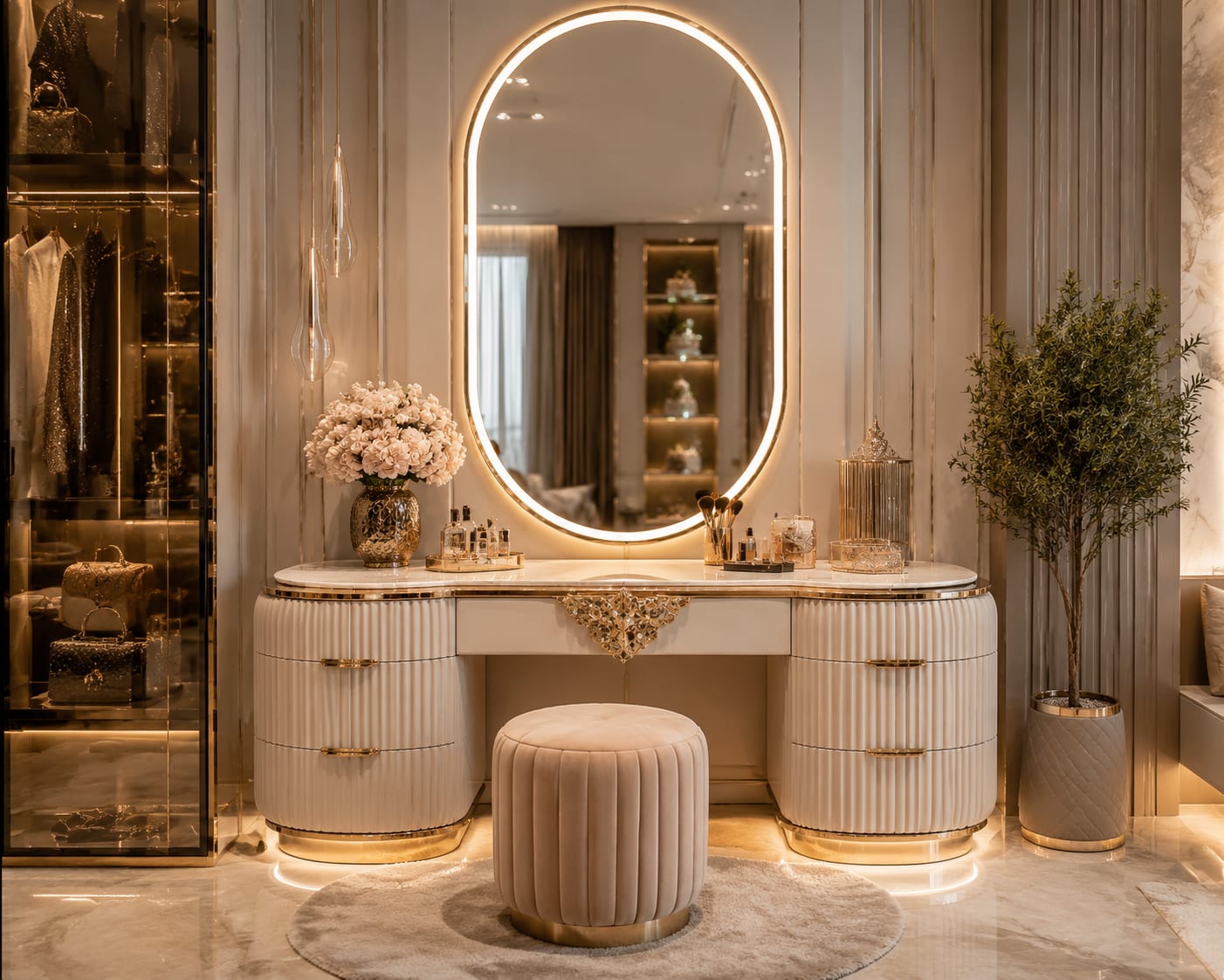 9 Luxury Bedroom Vanity Ideas With Lighted Mirrors (2026) 9 Luxury Bedroom Vanity Ideas With Lighted Mirrors (2026)