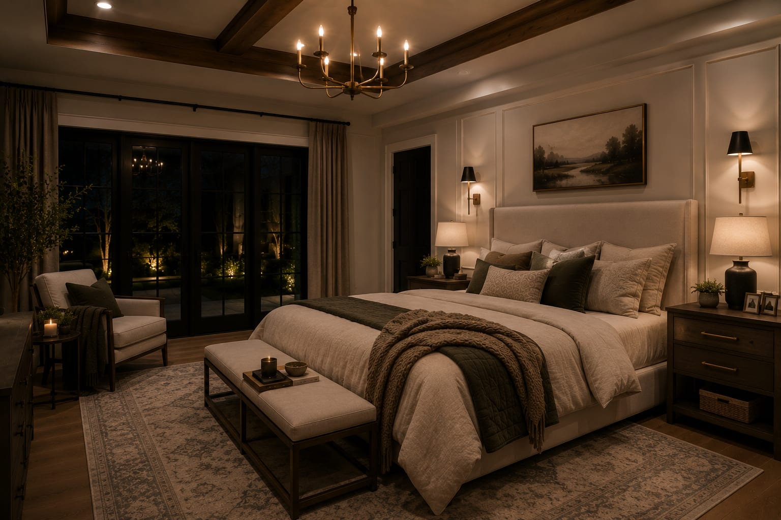 A Warm Transitional Home Tour: Olive, Oak and Brass Across 5 Rooms A Warm Transitional Home Tour: Olive, Oak and Brass Across 5 Rooms