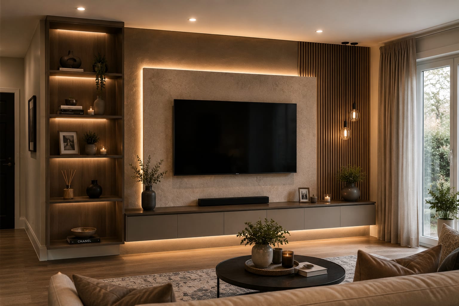 8 Wood, Marble and Stone TV Wall Ideas 8 Wood, Marble and Stone TV Wall Ideas