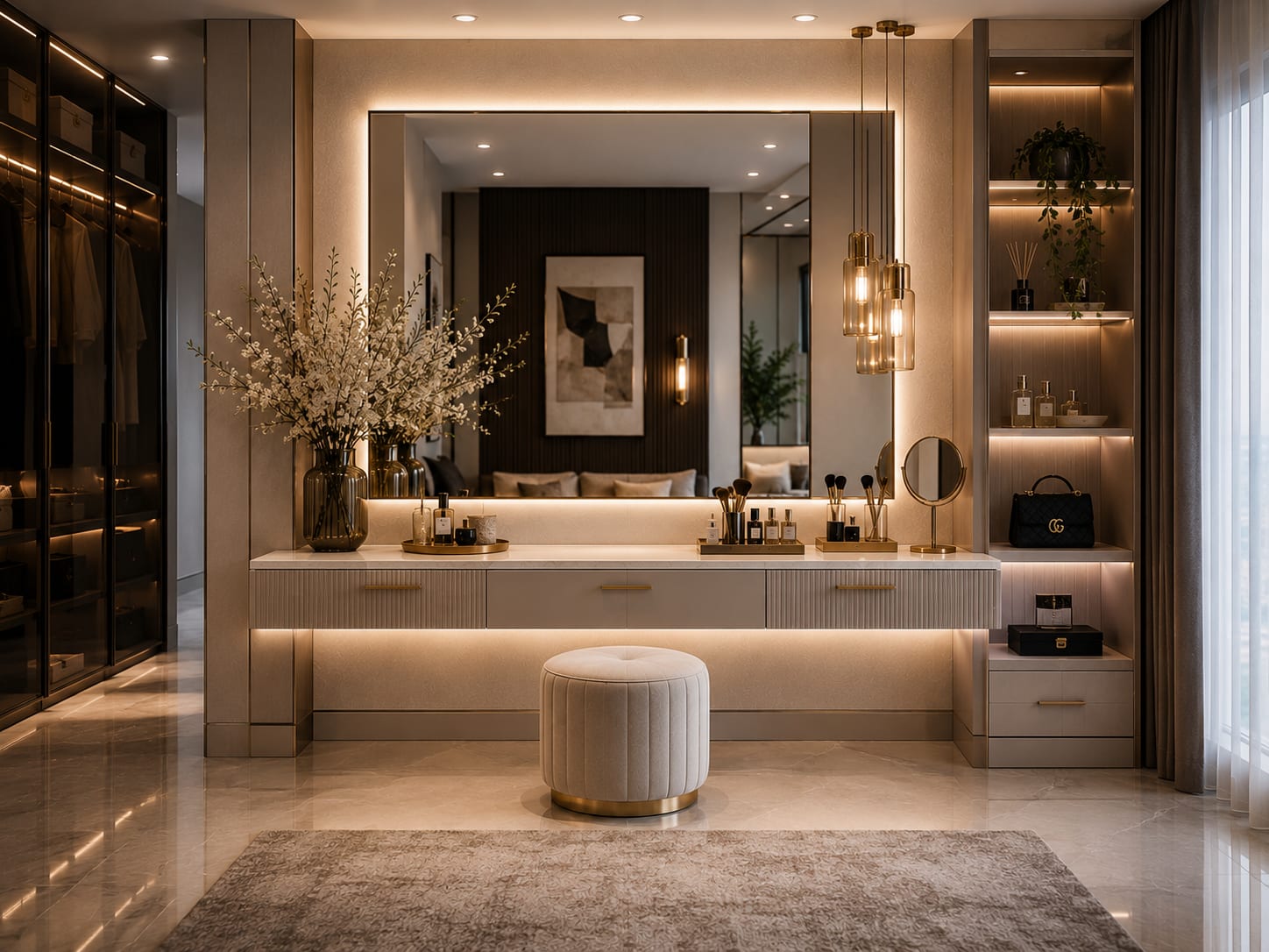 7 Modern Glam Vanity Table Ideas 7 Modern Glam Vanity Table Ideas