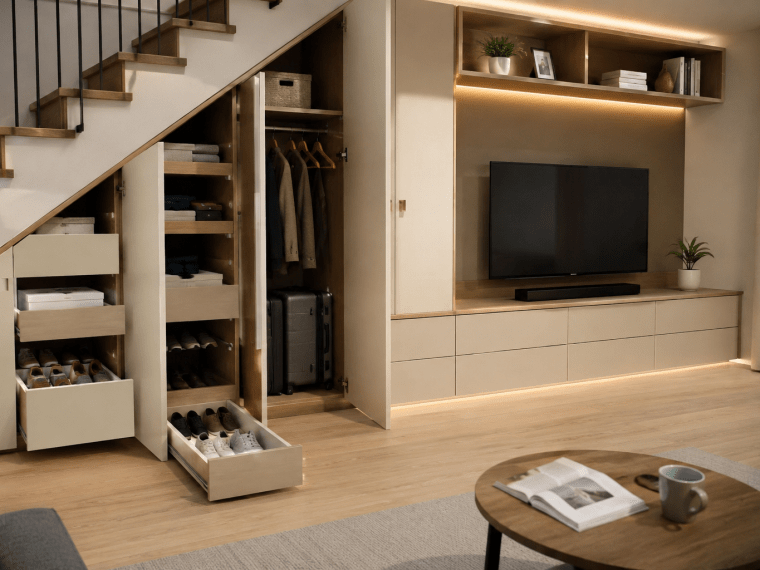 Under-Stair Pull-Out Storage