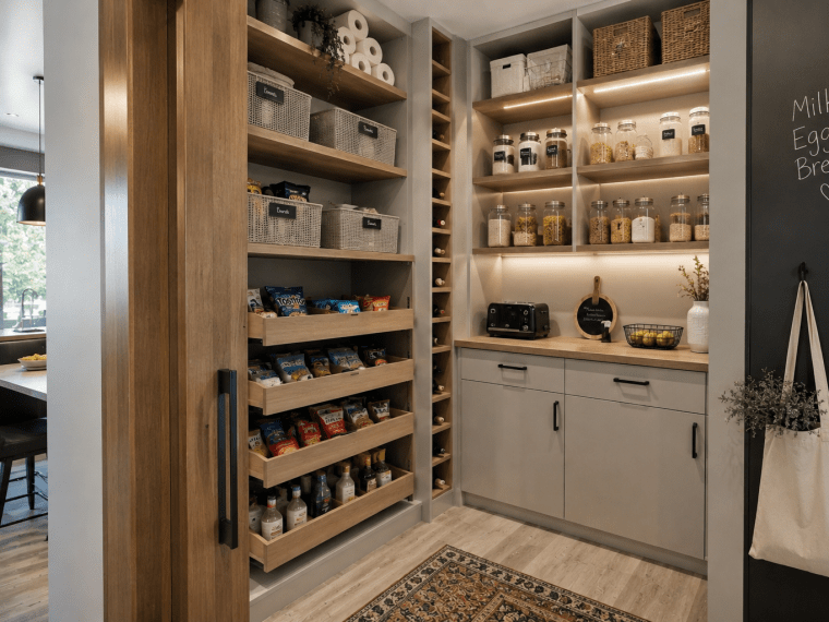 Walk-In Pantry Organization