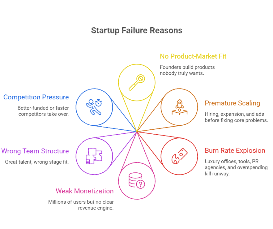 Startup Failure Reasons