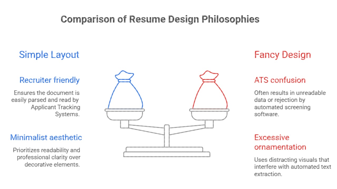 Comparison of Resume Design Philosophies