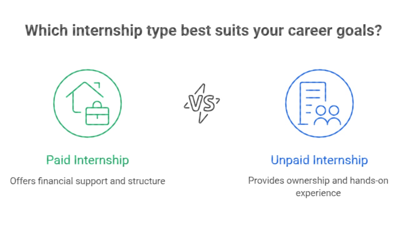 Internship type best suits yours