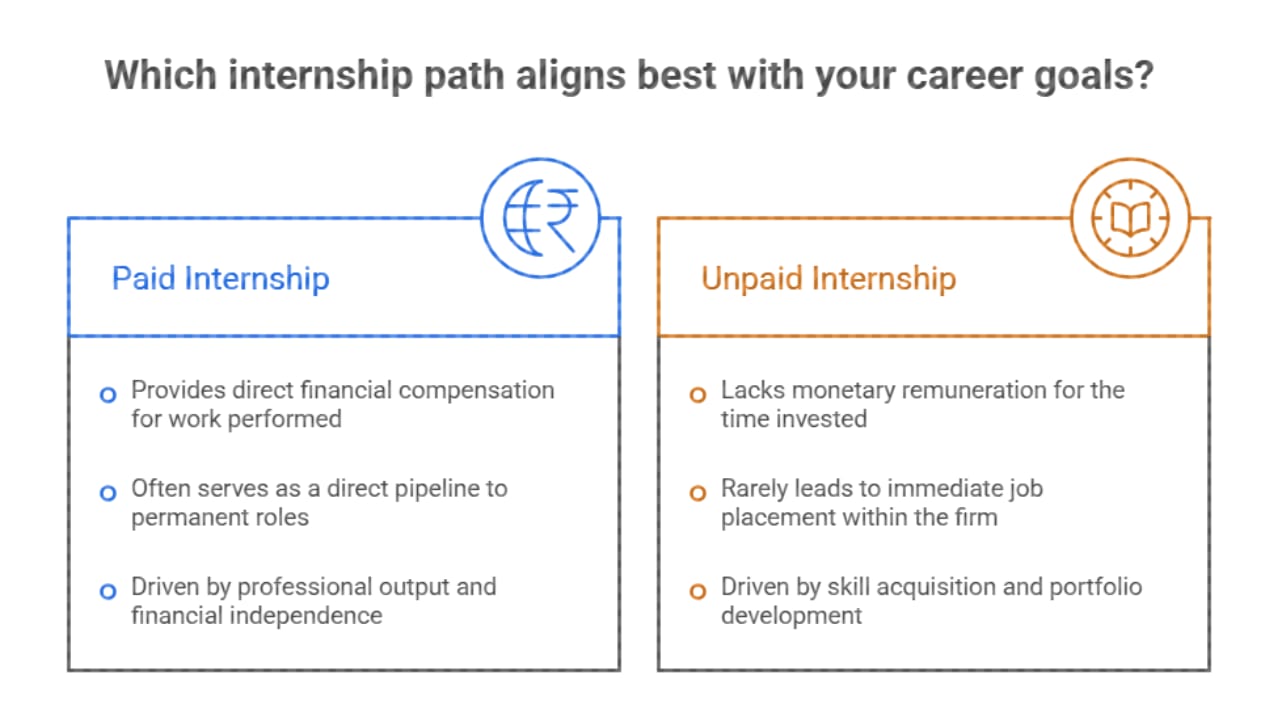 Internship path aligns
