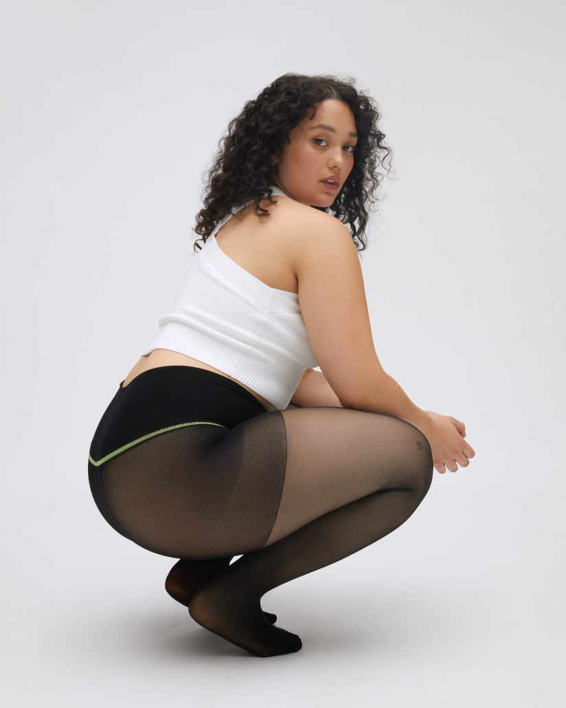 Shortie Sheer Rip-Resist Tights - Sheertex