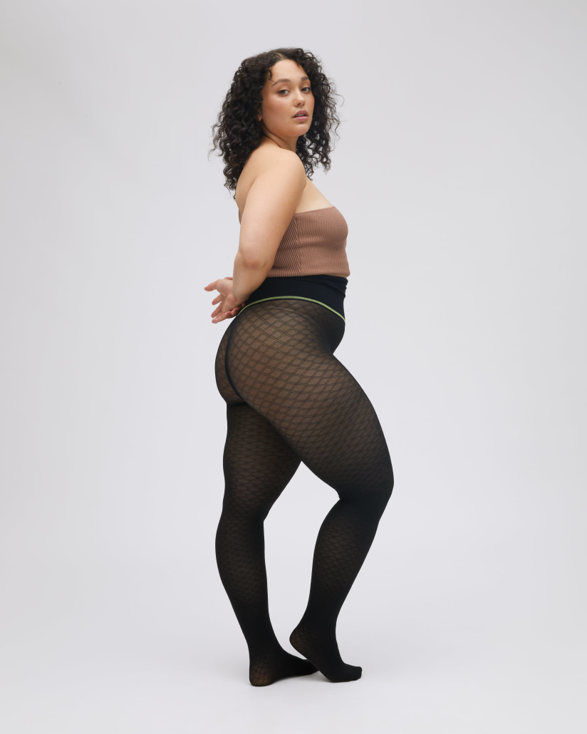 Modern Diamond Sheer Rip-Resist Tights - Sheertex Canada