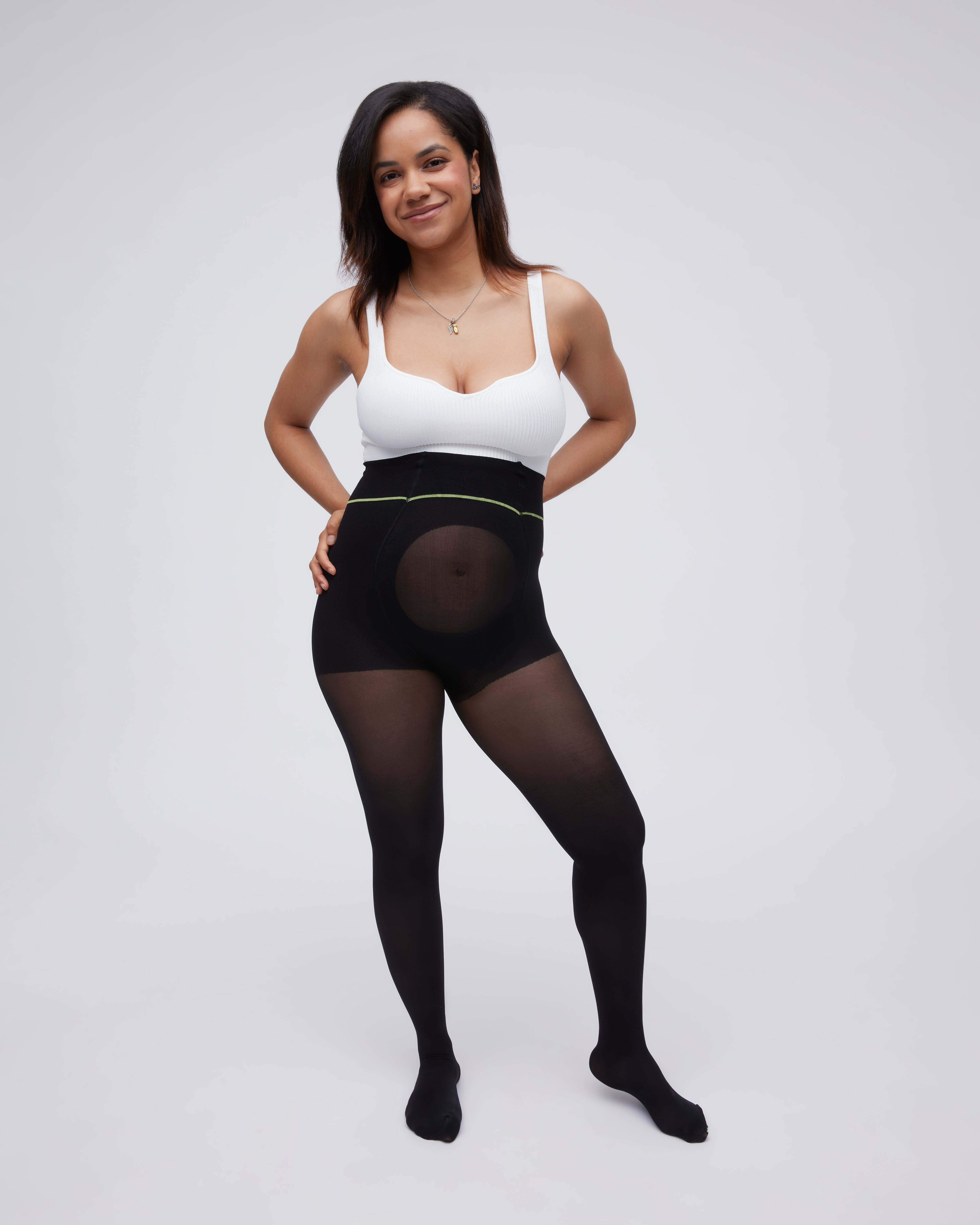 Spanx Mama Sheer Maternity Tights, Very Black - Bergdorf Goodman