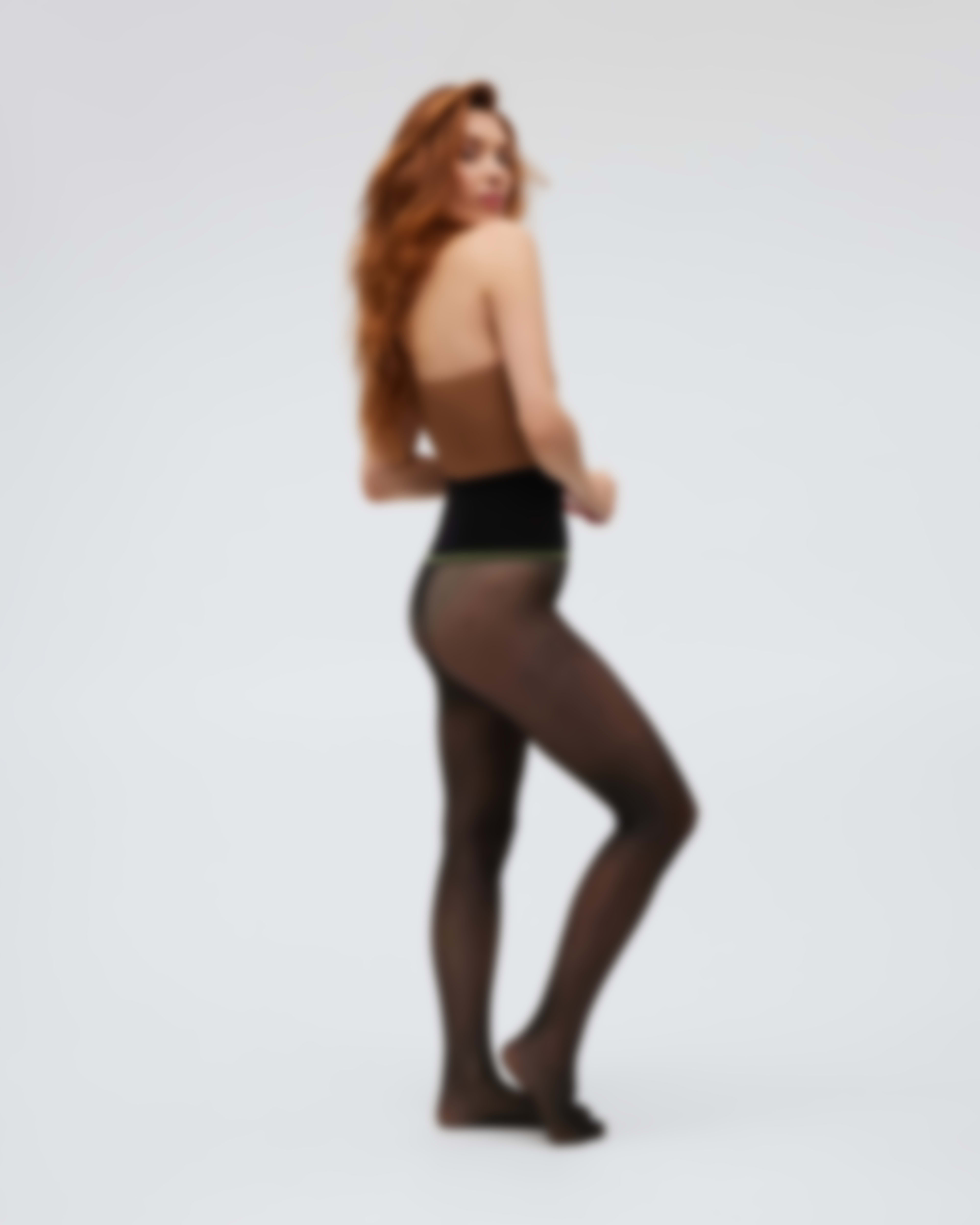 null, Mini Dot Super Sheer Rip-Resist Tights, micro-dot-super-sheer-rip-resist-tights, sheertex, product image, unbreakable tights, model