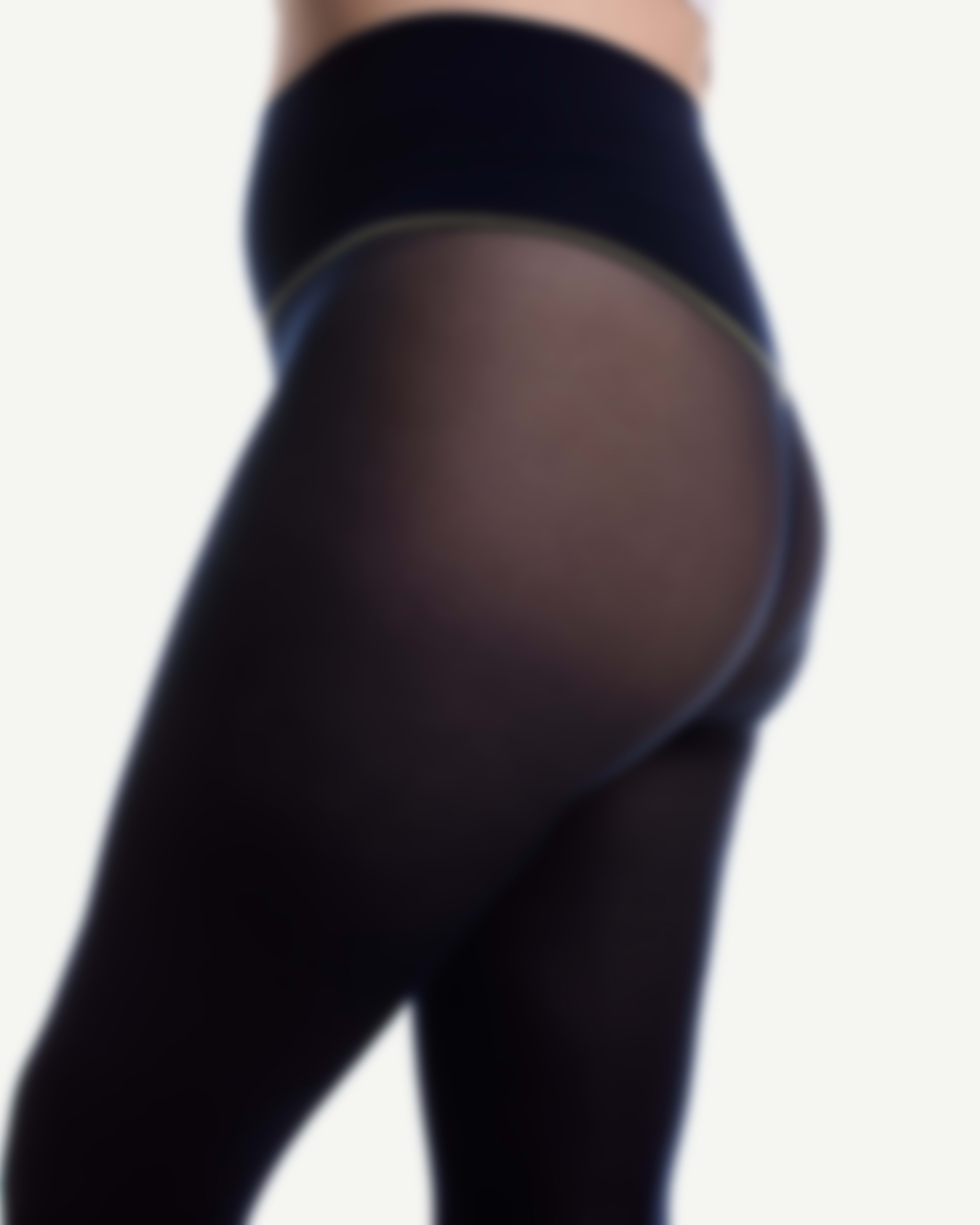 null, Fine-Rib Classic Sheer Rip-Resist Tights in Navy, navy-fine-rib-classic-semi-sheer-tights, sheertex, product image, unbreakable tights, model