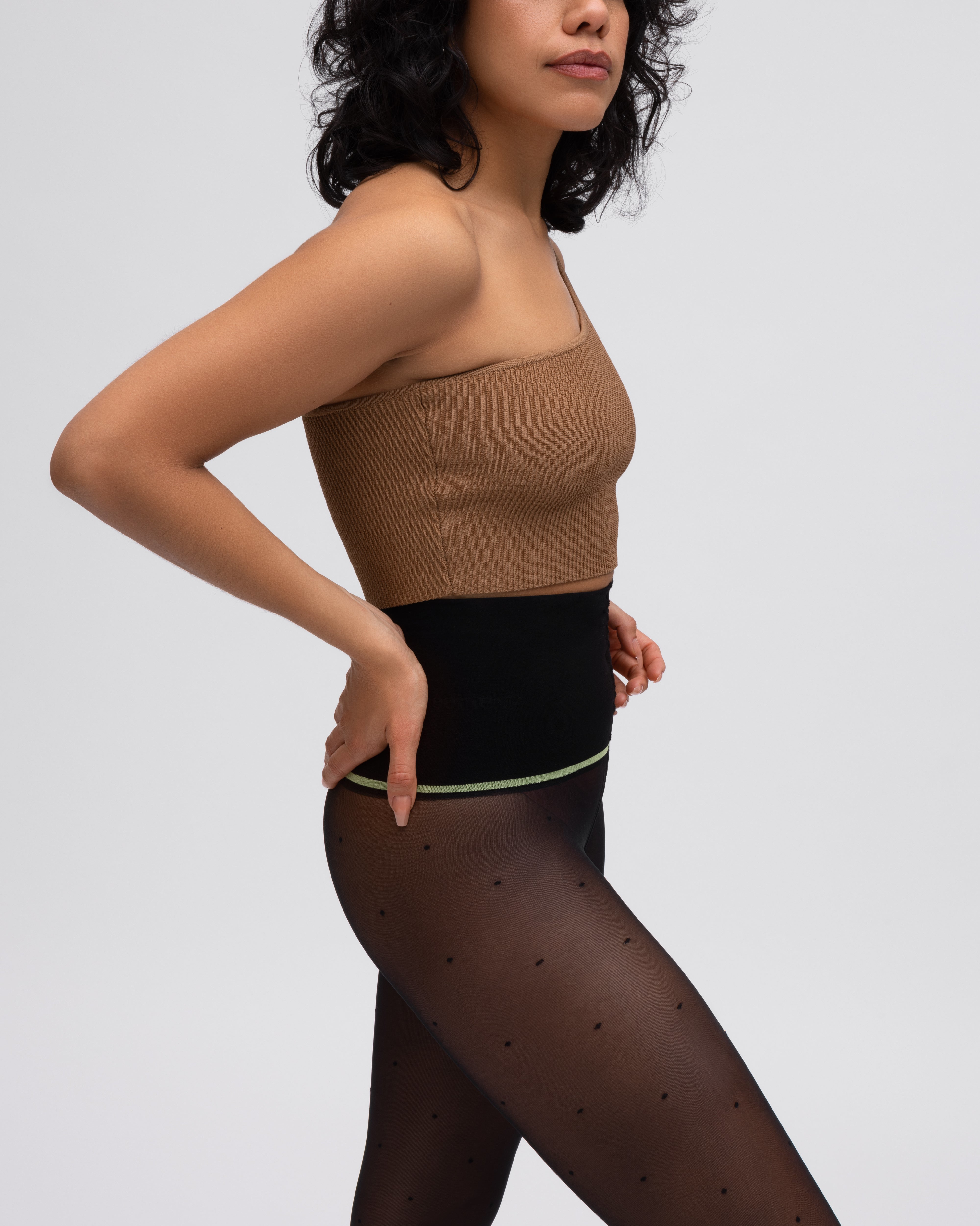 Mini Dot Super Sheer Rip-Resist Tights - Sheertex